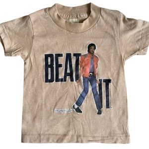 Vintage 1984 MICHAEL JACKSON BEAT IT  Triumph Merchandising, Inc, EMMC | Size 4